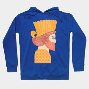 Ancient Persian Warrior Pop Art Hoodie